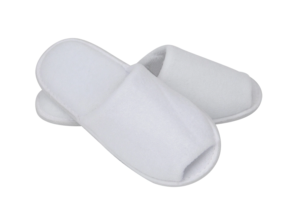 Hotel Terry Open Toe EVA OEM Logo Slipper (GH003)