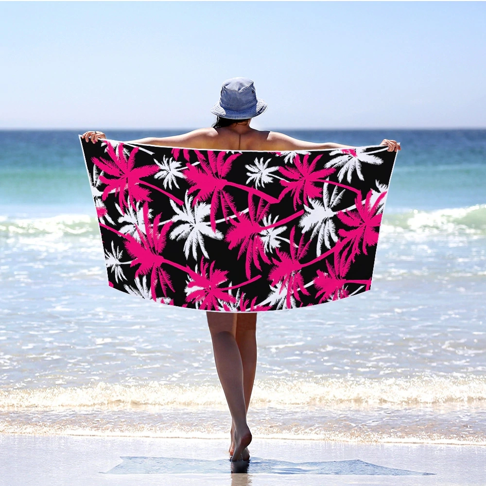 100% Polyester Customized Microfiber Beach Sports Gym Travel Towel Bath Towel Microfiber Towel