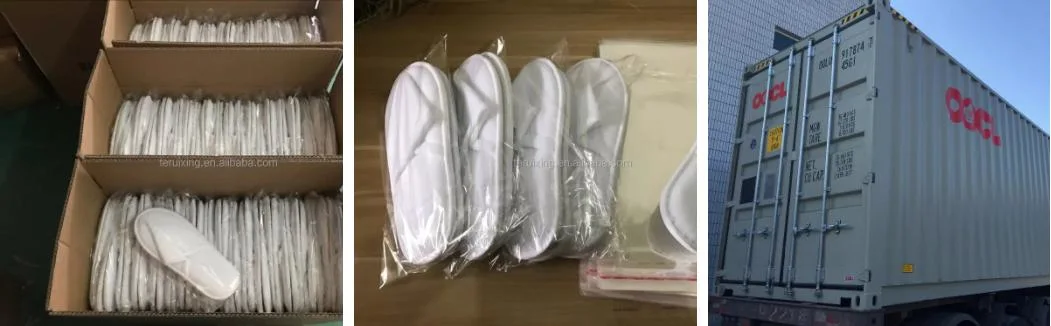 Personalized Disposable Hotel Slippers, High Quality Hotel/SPA Slipper