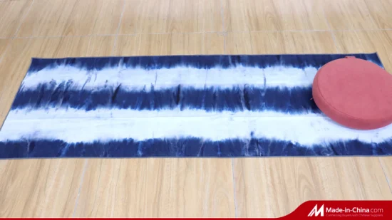 Toalha de tapete de ioga antiderrapante com design personalizado de silicone DOT