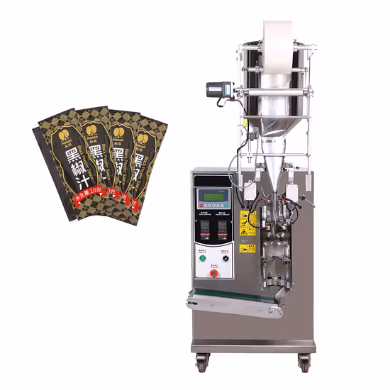 Máquina de embalagem automática de molho de água com vedação traseira
