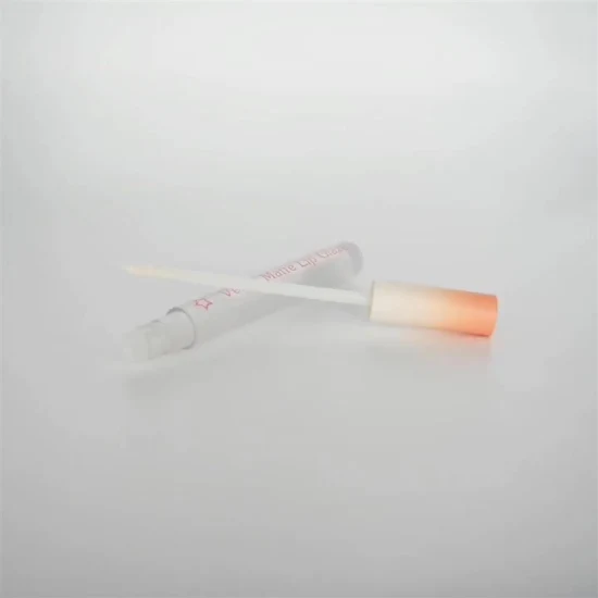 Tubo de batom de vidro vazio para cuidados pessoais, embalagem de tubos de brilho labial cosmético